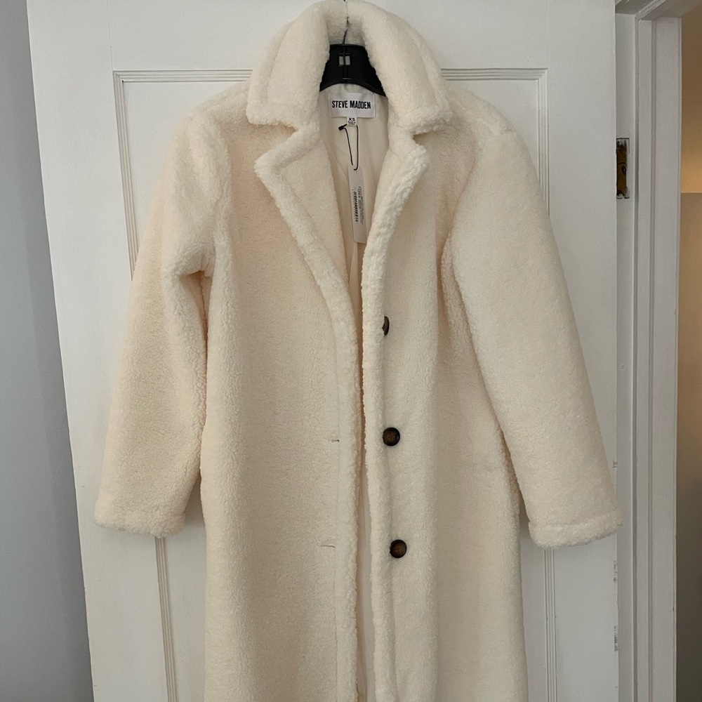 Steve Madden Sadie jacket! White - Size XS